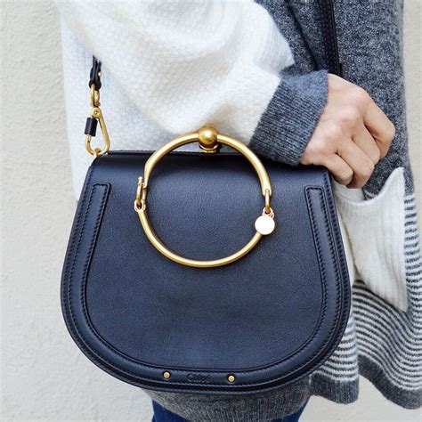 chloe nile medium or small bag|chloe Nile bracelet bag.